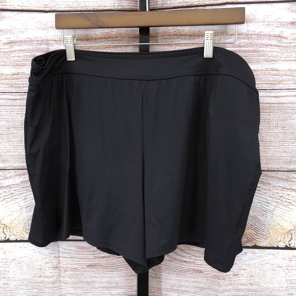 Lands End Black Swim Shorts Size 22W